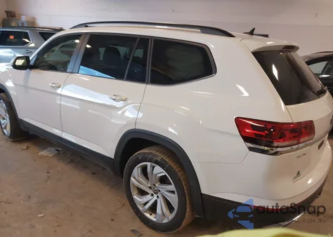 2021 Volkswagen Atlas 3.6L V6 Se W/Technology from USA, damaged, VIN 1V2HR2CAXMC573158
